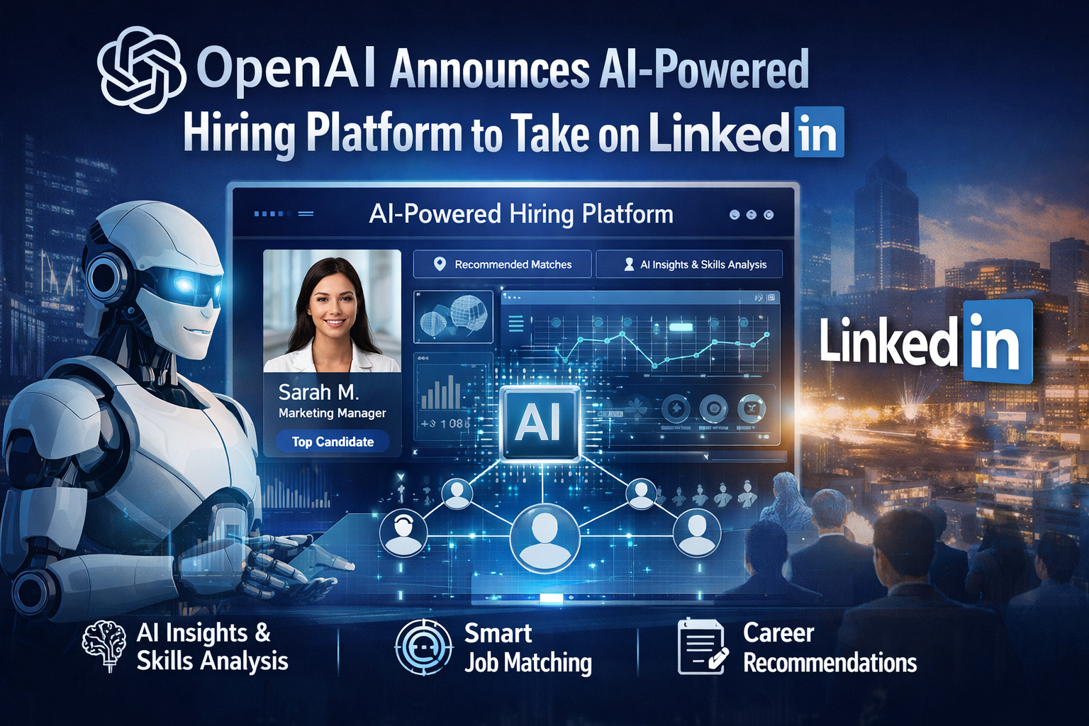openai announces ai-powered hiring platform to take on linkedin