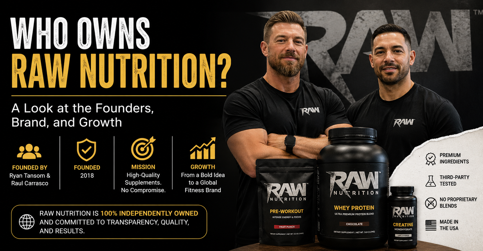 Who Owns Raw Nutrition