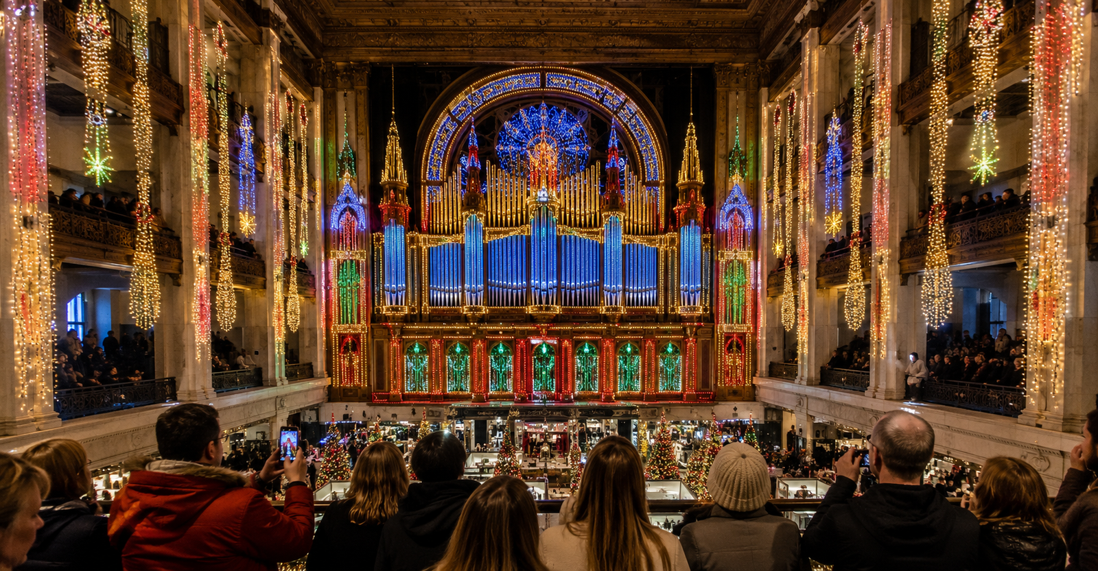 Wanamaker Light Show Philadelphia