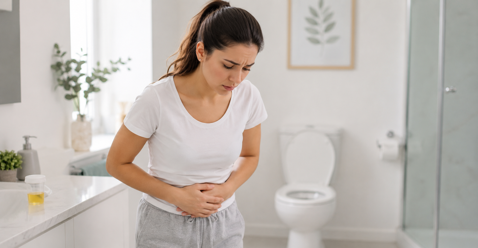 White Stuff in Pee Female